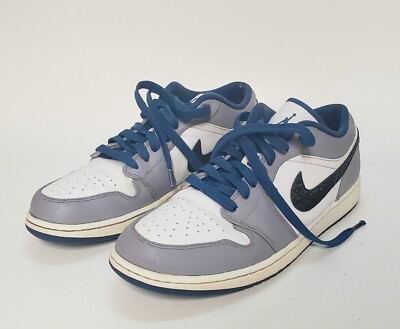 air jordan 1 low true blue cement