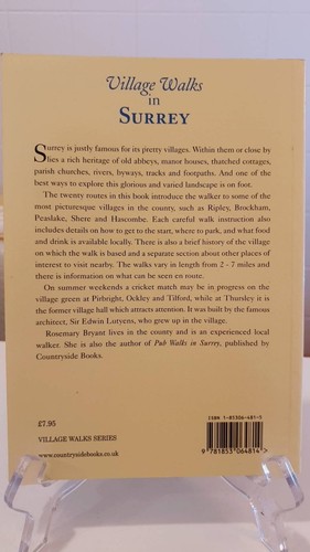Village Walks in Surrey by Rosemary Bryant (Paperback, 1997)small paperback.b1 - Picture 2 of 2
