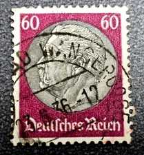 Stamp Germany Deutsches Reich Hindenburg 60 Pfennig 1933 Mi. Nr. 526 (33542)