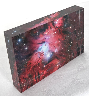 Individuelles Astrofoto auf Acrylblock - 10 x 15 cm - NGC2264 Sternhaufen Nebel