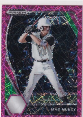 2021 PRIZMS PINK VELOCITY ROOKIE MAX MUNCY PRIZM PARALLELS NK1885