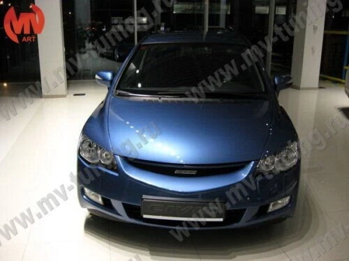 Parrilla delantera estilo Mugen para Acura CSX prefacelift 2006, 2007, 2008 Foto 2 de 4