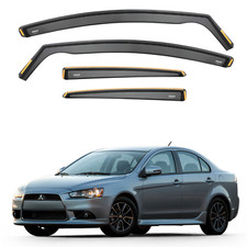 ISPEED Wind Deflectors for Mitsubishi Lancer MK9 2007-2016 4-Door Saloon 4pc Set