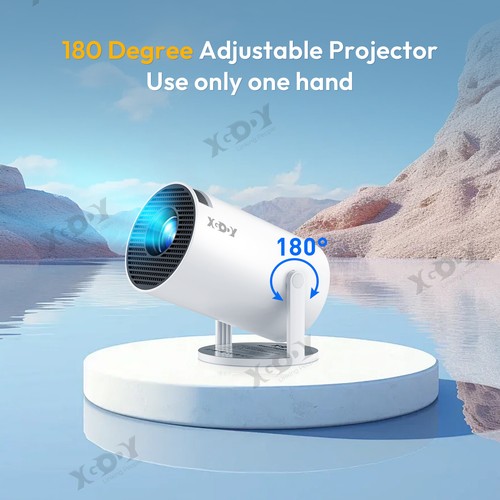 Mini WiFi Projector 4K LED 1080P Home Cinema Pocket Party TV Stick With Speaker - Picture 3 of 11