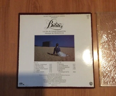 33 tours film "Bilitis" de FRANCIS LAI - Photo 1/2