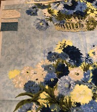 Vintage Greeff Fabric Sample "Degas impression” Screen Print Made England