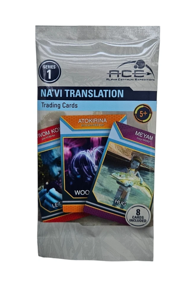 Disney Parks Avatar ACE NA'VI Language Translation Trading Cards Series 1