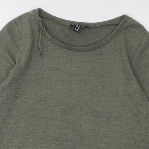 New Look Womens Green Boat Neck Polyester Blend Jumper Size 8 - Picture 7 of 12