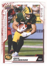 2020 Upper Deck CFL Red #5 Greg Ellingson /150
