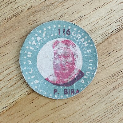 1950 Prince Bira of Siam Figuritas Gran Pelicula Argentina Disc F1 Racing
