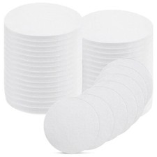 100 Sheets Microwave Kiln Papers 4.7 Inch Round Ceramic Fiber Paper Insulatio...