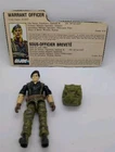 Vintage GI Joe ARAH Flint Warrant Officer 1985 w/ File Card & Backpack