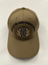 The Corps Office of The Judge Advocate  Logo Beige Baseball Cap Hat One Size