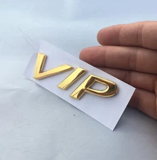 3D Metal VIP Luxury Emblem Car Auto Side Trunk Rear Badge Decal Sticker 2.5L
