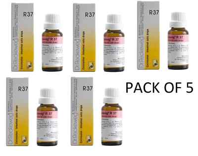 Dr. Reckeweg R37 Drops | Homeopathic Remedy for Digestive Health pack of 5