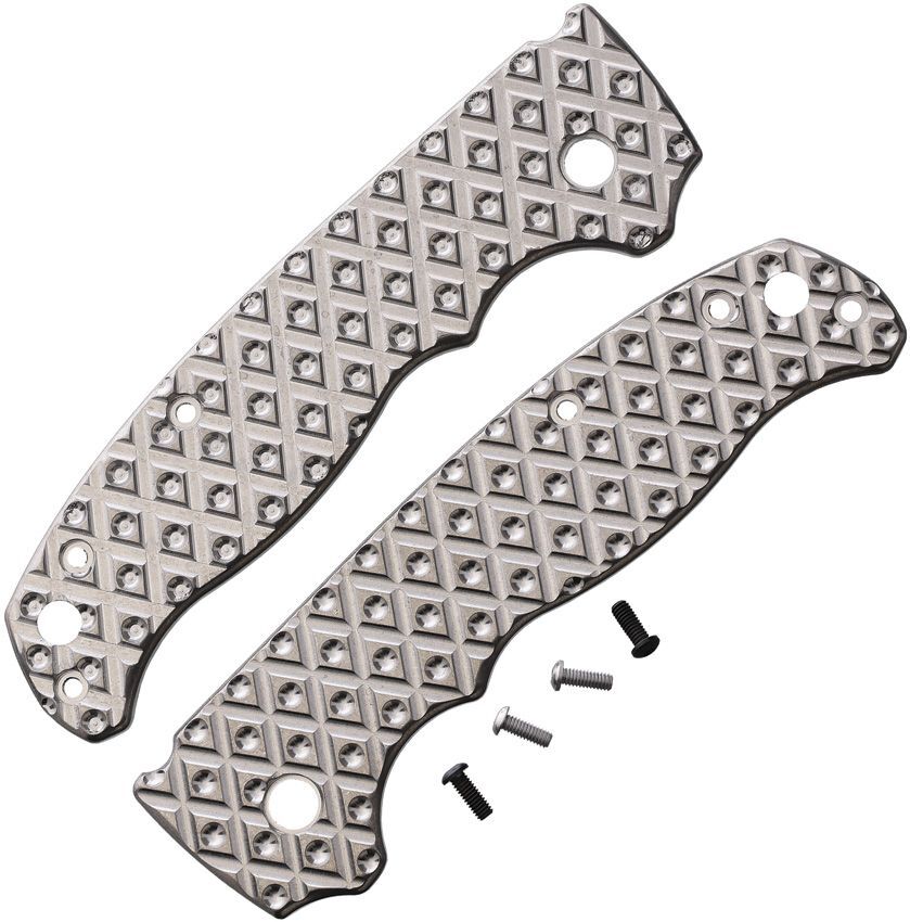 Flytanium Sculpted-Titanium Handle Scales For Your Bitrate Demko AD 20.5 Knife