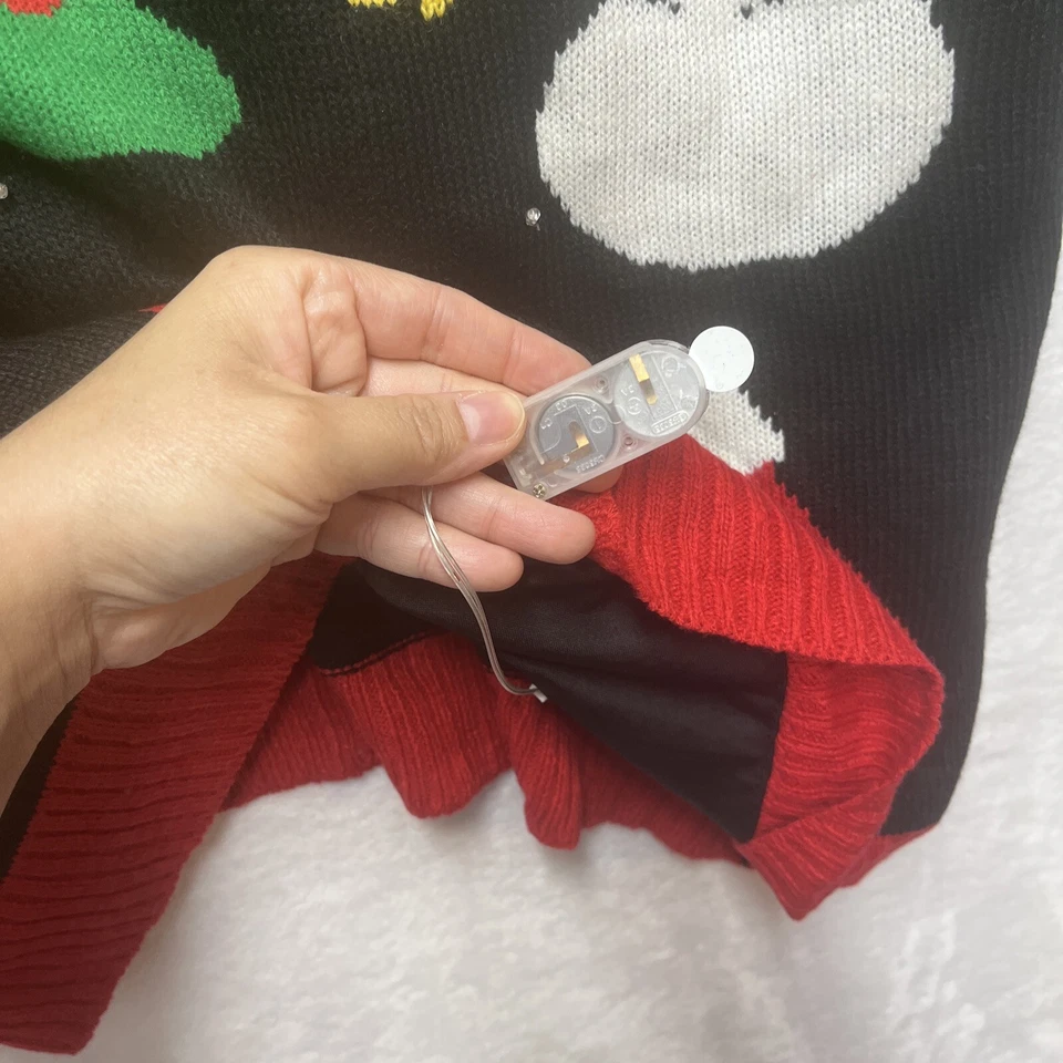 Foro Novedades Iluminar Navidad Suéter XL Feo Suéter Fiesta Festivo Santa Foto 4 de 4