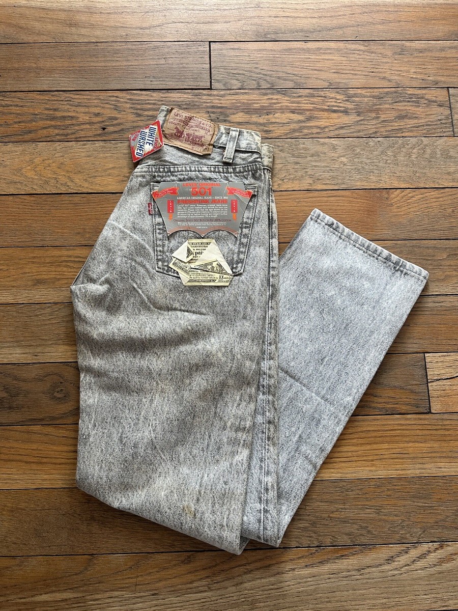 Vtg 1987 Deadstock Levi's 501 Button Fly Shrink To Fit Made in USA