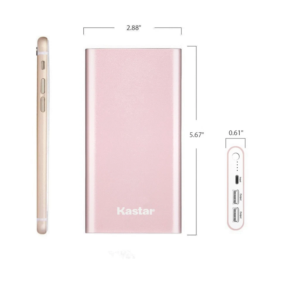 Kasta 15000mAh Portable Power Bank External Battery Charger PowerIQ Charging LED - Image 3 of 4