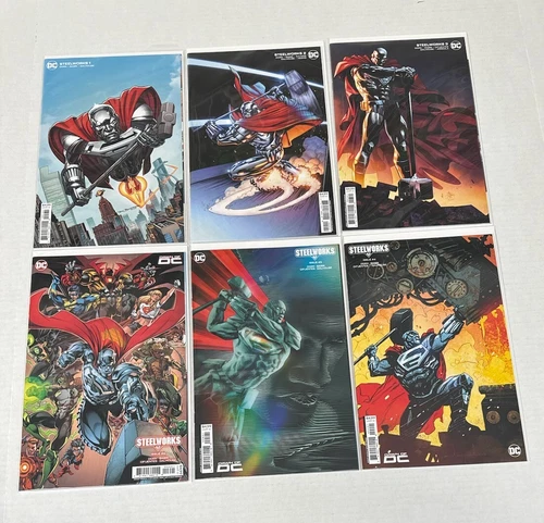 DC Comics STEELWORKS 1-6 COMPLETE SET ALL VARIANT COVER
