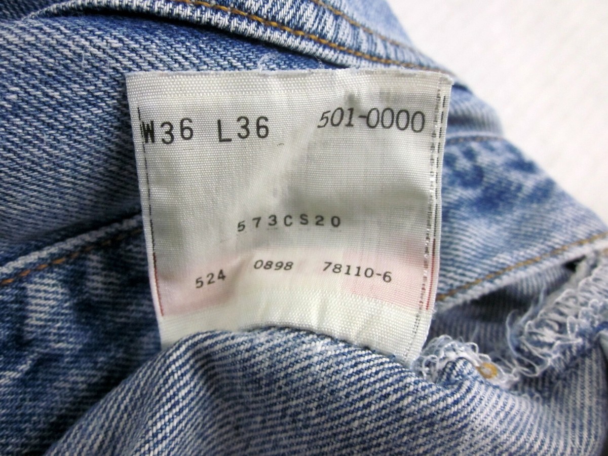 パンツ Levi's 501 XX Every Garment W36 L36 Levi's 50S-XX Big E Denim Pants in Dark Navy Size:W33 / L36