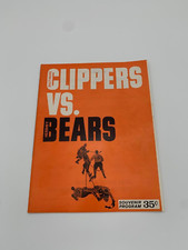 1964 Baltimore Clippers v Hershey Bears Calder Cup Hockey Program Jacques Plante
