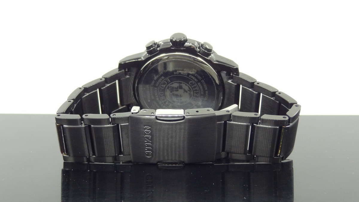 Citizen AT8175-58E Radio Controlled World Time Tachymeter Men's
