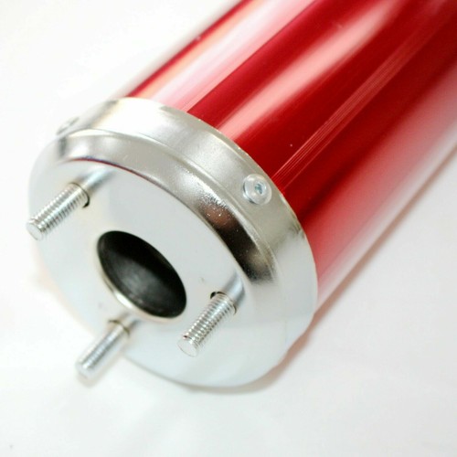 310mm Exhaust RED Alloy Mufflers 110cc 125cc Quad Dirt Bike ATV Buggy Go Karts - Picture 2 of 3