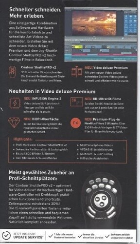 MAGIX - Video Deluxe - Shuttle Edition (2021) - Software - PC - Neu / OVP - Picture 2 of 3