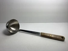 Vintage Robinson Knife Co. Ladle Stainless w/ Wood Handle 11-1/2"