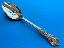 Oneida 8 7/8" ST IVES Pierced Serving Spoon Stainless Flatware USA