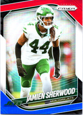 2025 Panini Prizm - Jamien Sherwood #221 Red White Blue
