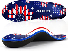 Arch Support Inserts for Men  Women-Plantar Fasciitis Orthotic Insoles-M 10/W12