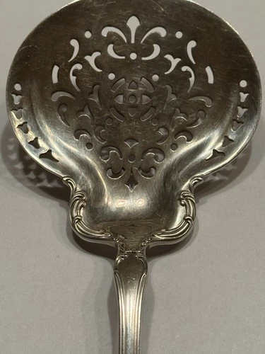 Sterling Silver 925 Large Serving Spoon Gorham 90.6 Grams Perforated