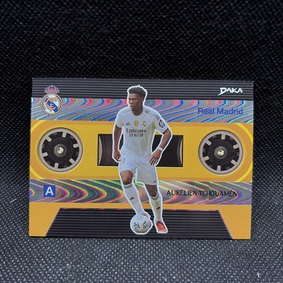 AURELIEN TCHOUAMENI /299 SILVER WAVE REFRACTOR DAKA TOP AUDIENCE 2025-26 SHARP