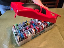Lot Of 44 Vintage 90s Hot Wheels In Retro Toys R Us Fast Lane Red Sports Case Lot Of 44 Vintage 90s Hot Wheels In Retro Toys R Us Fast Lane Red Sports Case