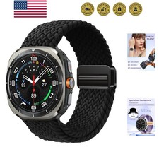 Braided-Bands for Samsung-Galaxy-Watch Ultra-47mm2025/2024 - Magnetic Clasp S...