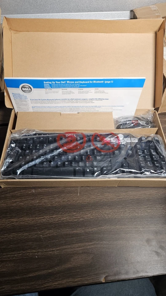 Dell GM952 Bluetooth Wireless Keyboard + Mouse Y-RAQ-DEL2 Multimedia New - Image 2 of 4