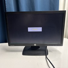 HP Pro Display P202 Monitor - See Pics/Description Working W/, Pwr Cable