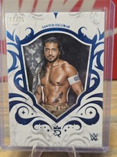 2026 TOPPS WWE ROYALTY SANTOS ESCOBAR SAPPHIRE BLUE SP #/25 LEGADO DEL FANTASMA