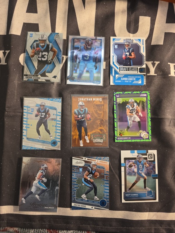 40+ Card Carolina Panthers Lot