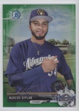2017 Bowman Draft Chrome Green Refractor 32/99 Marcos Diplan #BDC-16 4m6