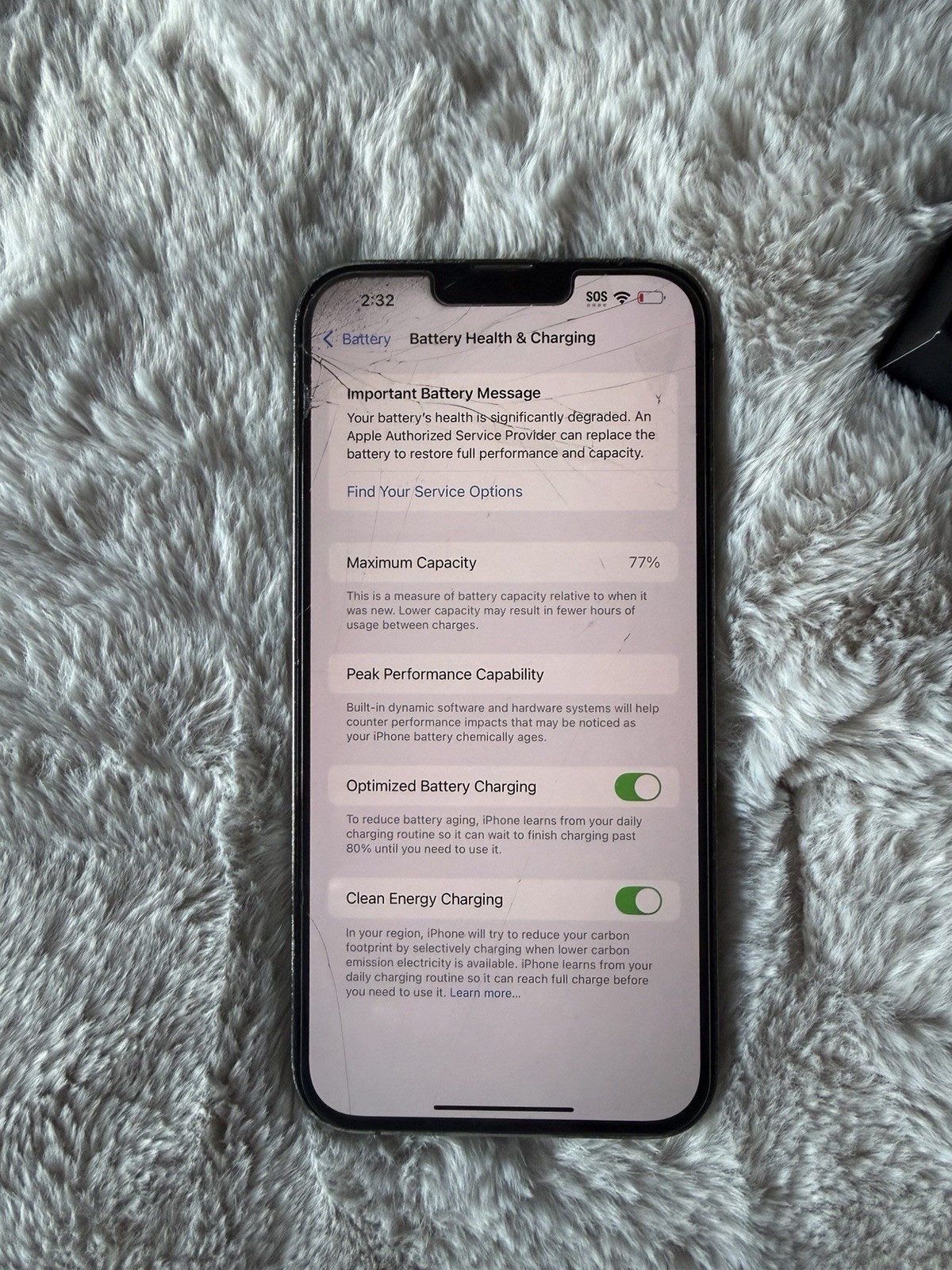 Apple iPhone 13 Green Unlocked T-Mobile 128GB Used for Parts Read Description