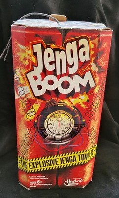 Jenga Boom The Explosive Jenga Tower Game Hasbro Gaming