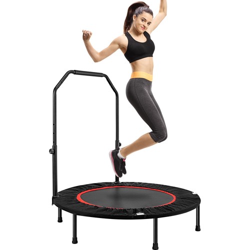 Foldable Fitness Trampoline Rebounder Indoor/Outdoor Fitness Body Exercise