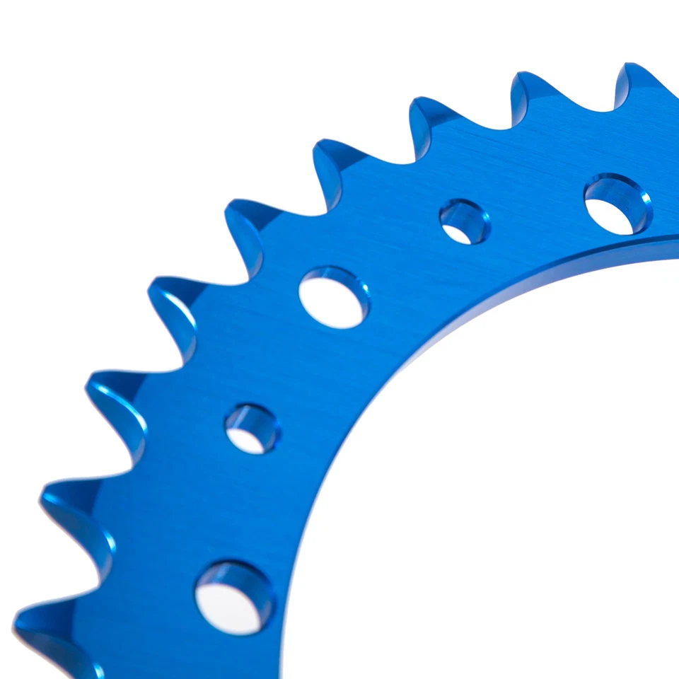 Kit de cadena de piñón 520 Pitch 15T 40T para Yamaha MX400 YZ400 YFM660 Raptor azul Foto 4 de 4