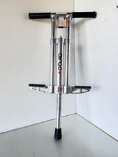 Vintage RAZOR AIRGO Air Powered Adjustable Folding Pogo Stick Tested wood rack