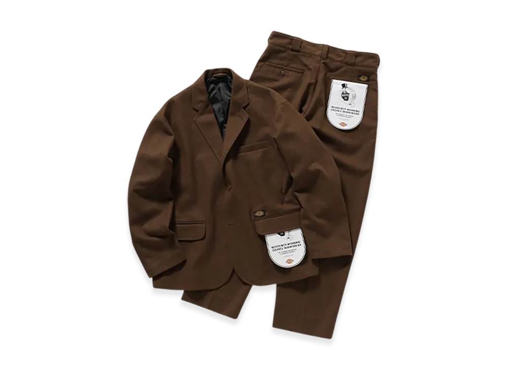 スーツ Dickies TRIPSTER Tweed Suit Brown Dickies x TRIPSTER Tweed Suit Brown 2025 | eBay