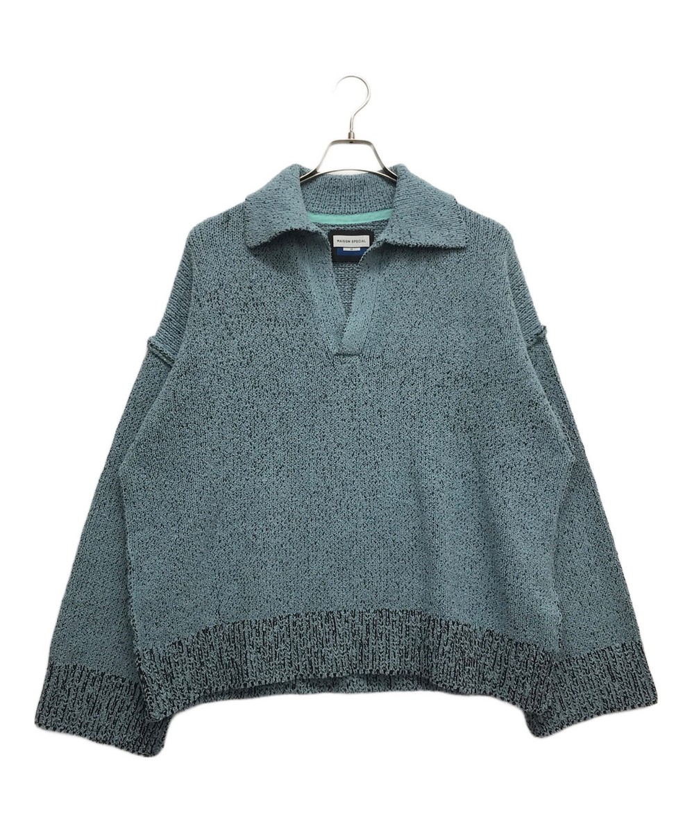 MAISON SPECIAL Plating Skipper Prime-Over Knit Pullover Size: 1 
