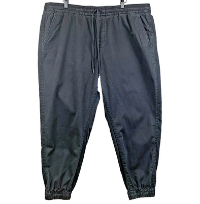 GAP Jogger Pants Men's Sz Extra Extra Large Black Lounge Everyday Athleisure Dad
